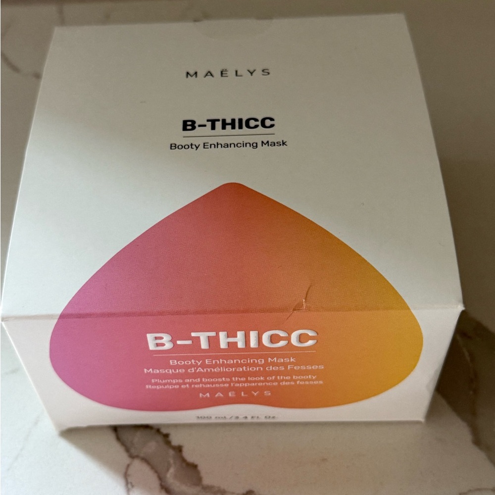 New -Sealed- Maely's B-Thicc Booty Enhancing Mask 100ml- 3.38 fl oz.